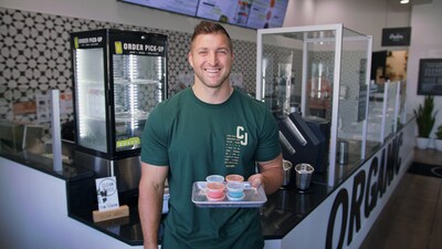 Tim Tebow named snack bar company's chief mission officer