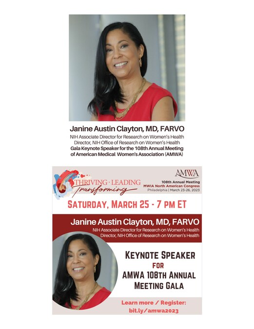 Dr. Janine Clayton to Present Gala Keynote at the 108th AMWA Annual Meeting - Vimarsana News