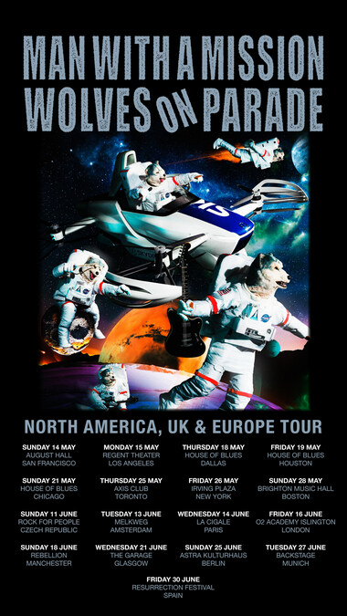 Japanese Rockers MAN WITH A MISSION Announce North American Tour Dates - Vimarsana News