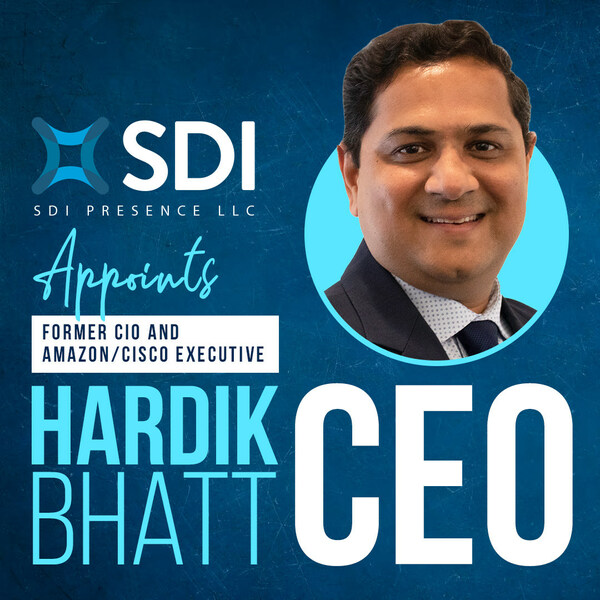 SDI Presence Appoints Former CIO and Amazon/Cisco Executive Hardik