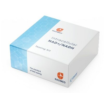 New NAD+ test kit by TruDiagnostic and NADMED for U.S. healthcare providers.