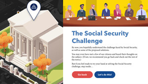 Up to the Challenge? New American Academy of Actuaries Web App Puts You in Charge of Fixing Social Security Financing