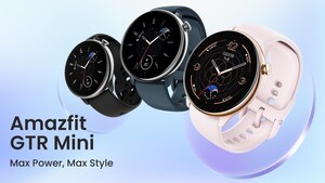 NEW AMAZFIT GTR MINI IS UNVEILED, PACKING MAX POWER &amp; STYLE INTO A SLIM &amp; LIGHT ROUND SMARTWATCH