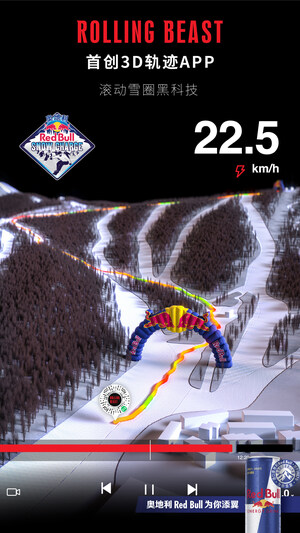 Rolling Beast Teams Up with Red Bull for New App-based Alpine Sports Competition Supported by 3D Tracking