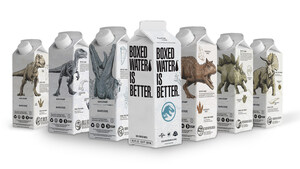 Boxed Water™ Roars to Grocery Retail with Jurassic World-Inspired Cartons