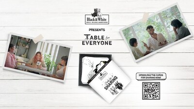 Black & White Ginger Ale by Diageo India Sets Up A â€˜Table for Everyoneâ€™ - Encourages Varied Perspectives, Fosters Inclusion, Ignites Meaningful Conversations