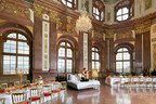 Emma Transforms Marble Hall in Belvedere Palace Into Vienna's Most Beautiful Bedroom