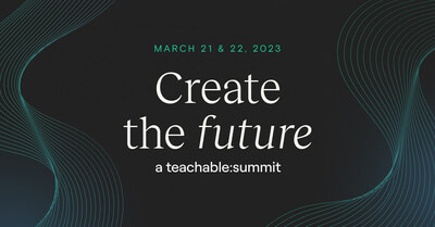 Teachable's free summit will be held virtually from March 21-22.