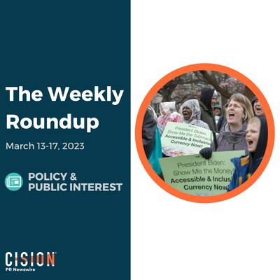 PR Newswire Weekly Policy & Public Interest Press Release Roundup, March 13-17, 2023. Photo provided by American Council of the Blind. https://prn.to/3l7gES9