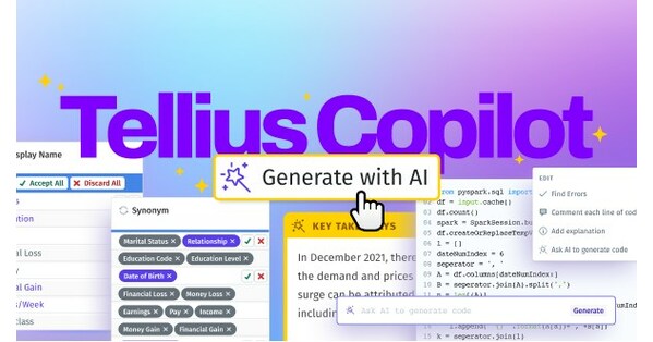 Tellius Announces Copilot, GPT-Integrated Capabilities to Break Through Barriers to Self-Service Analytics