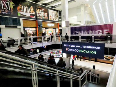 These displays give advertisers access to a high-value audience with extended dwell time in a prime transportation hub.