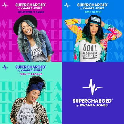 SUPERCHARGED By Kwanza Jones music releases: “Time To Win” “Turn It Around” and “Whatever It Takes”