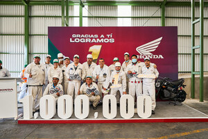 Honda de México celebra producción de un millón de motocicletas en su planta de Jalisco