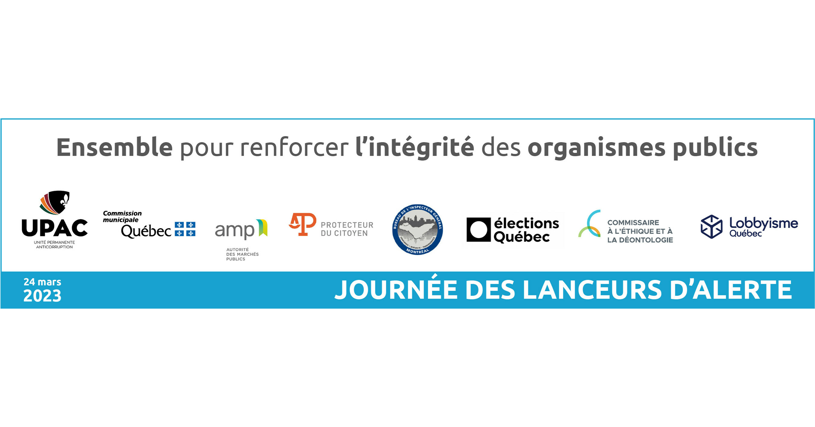 Journée des lanceurs d'alerte 2023 Ensemble pour renforcer l