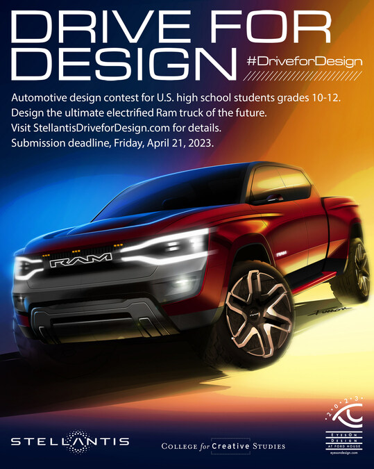 Eleventh Annual Drive for Design Contest Challenges High School Students to Create Electrified Ram Truck of the Future - Vimarsana News