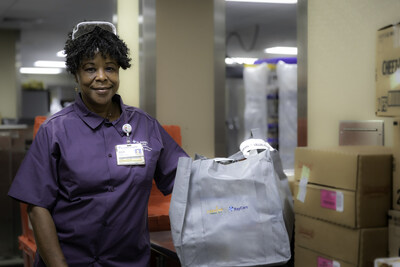 BayCare team members screen patients for food insecurity and provide “Healing Bags” of nonperishable food to those in need before they leave the hospital.