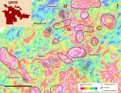 Figure 2 – Deerhorn Deposit Area Plan Map (CNW Group/Vizsla Copper Corp.)