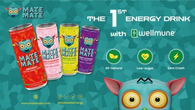 MATE MATE: the 1st Energy Drink with Wellmune