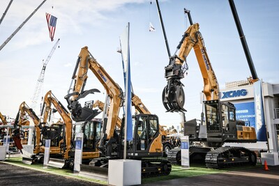 CONEXPO-CON/AGG 2023: XCMG Excavator lanza 17 modelos personalizados para el mercado norteamericano. (PRNewsfoto/XCMG Excavator)