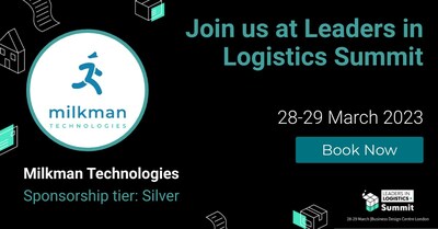 Milkman Technologies is actively participating in the Leaders in Logistics Summit inLondon this March 28-29. This event serves as a platform for logistics professionals to network, share ideas, and meet industry experts.