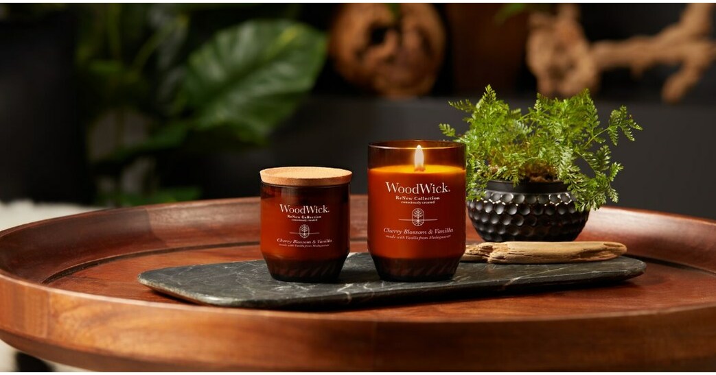 WoodWick® Candles introduces consciously created candle line, ReNew  Collection