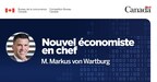 Nomination de M. Markus von Wartburg au poste d'économiste en chef du Bureau de la concurrence