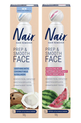 NAIR EXPANDS HAIR REMOVAL PORTFOLIO WITH NEW PREP SMOOTH FACE