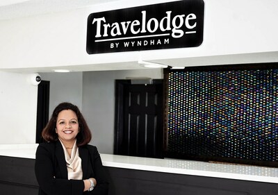 In its inaugural year, Wyndham’s Women Own the Room program, created to advance women ownership in the hospitality industry, has signed more than 30 hotels across the U.S. and Canada, 10 of which are now open. Above: Owner and member Preeti Singh in the renovated lobby of her recently opened Travelodge by Wyndham in Macon, Ga