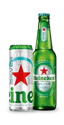 Heineken® Silver launches in the U.S. as a new premium lower-carb, lower-cal beer.