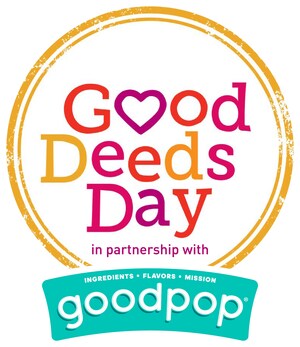 GoodPop Partners with Good Deeds Day Movement to Lead Acts of Kindness in the U.S.