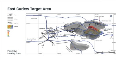 East Curlew Target Area (CNW Group/Silver Valley Metals Corp.)