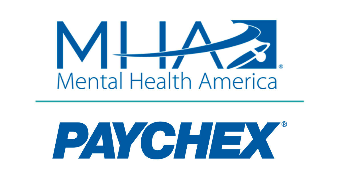 Paychex and Mental Health America logos