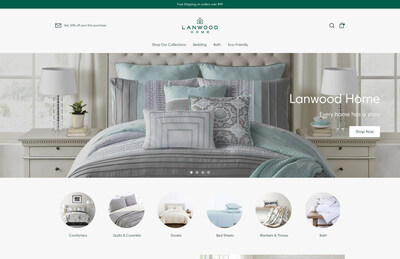 Lanwood Home by Sunham Home Fashions Launches online store for direct to consumer engagement.