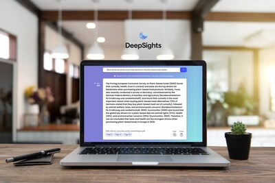 DeepSIghts, from Market Logic, answers questions about market research and intelligence with your company's trusted insights, 24/7.