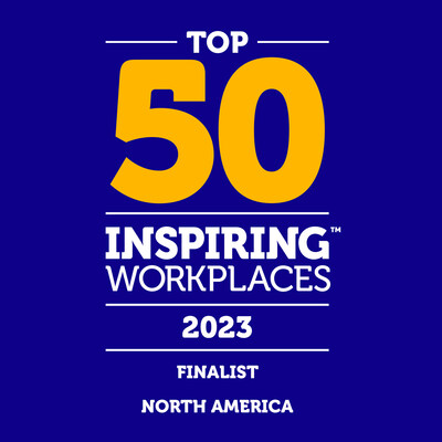 Valor a Finalist for Top 50 Inspiring Workplaces™ North America