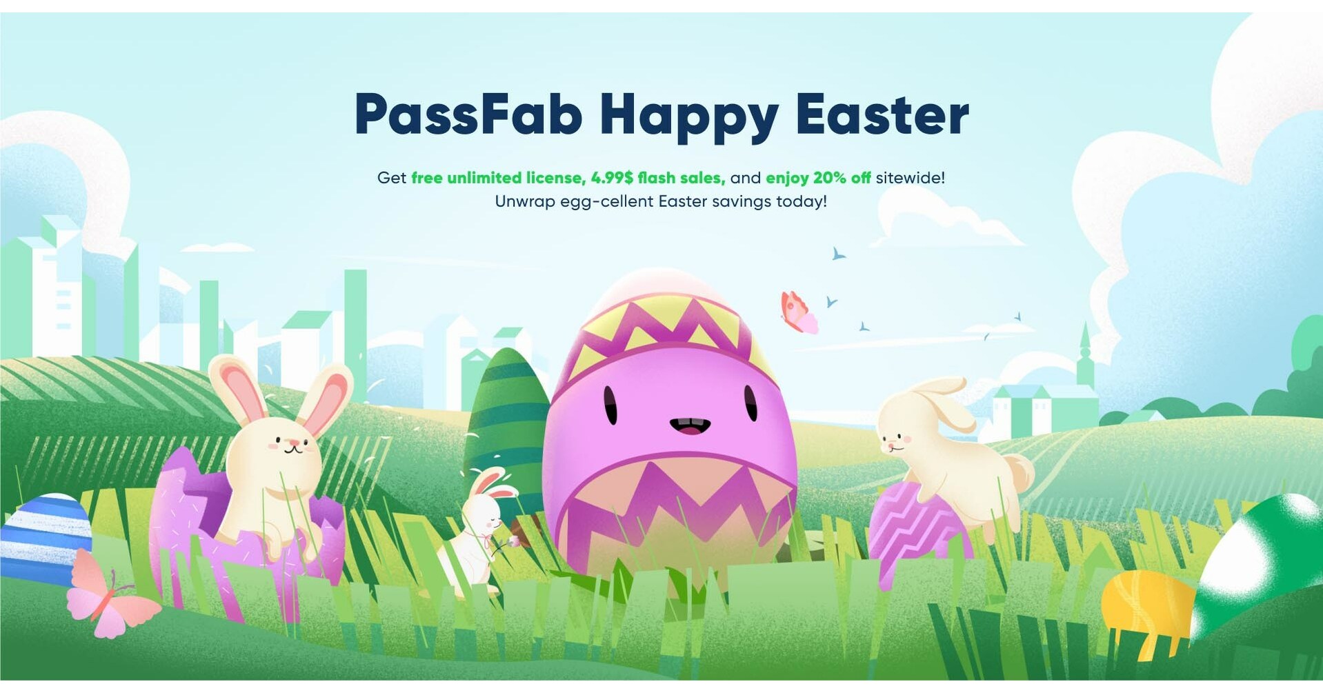 PassFab Celebrates Easter with a Free License, Flash Sales, and 20% OFF