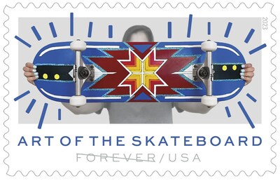 Art of the Skateboard Forever Stamps (Di'Orr Greenwood) - United States Postal Service