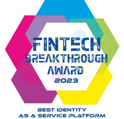 FinTech Breakthrough Awards 2023 -- Best Identity as a Service Platform