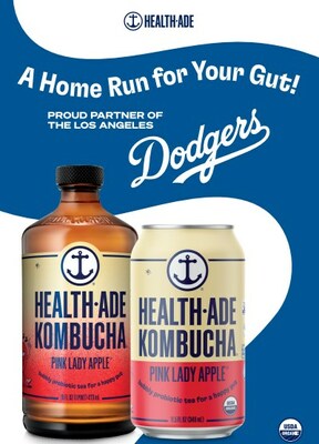 New Health-Ade take-anywhere Cans are now available in Dodger Stadium