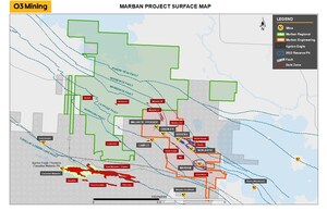O3 Mining Initiates Drilling at Upper Camflo and Orion, Marban Project
