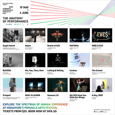 Returning from 19 May, the Singapore International Festival of Arts 2023 features programmes across physical and virtual stages. (PRNewsfoto/Arts House Limited (AHL))