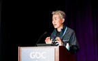 Henry Chang, CEO von Wemade, präsentiert auf der GDC 2023 seine Vision der Inter-Game-Economy