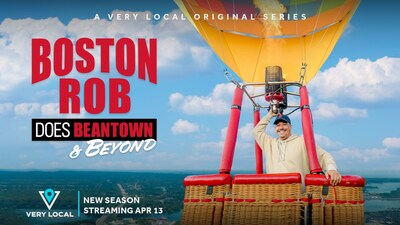 "Boston Rob Does Beantown & Beyond" launches April 13, 2023, on the Very Local app