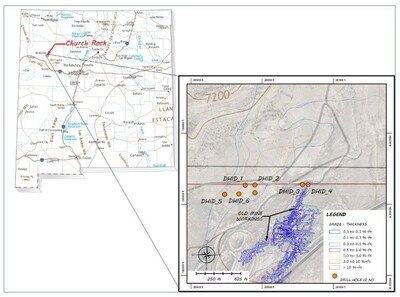 Figure 1: Location of the Crownpoint-Churchrock Uranium Project (CNW Group/Laramide Resources Ltd.)