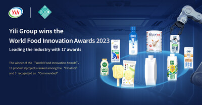 Yili Group ganha 17 prêmios no World Food Innovation Awards (PRNewsfoto/Yili Group)