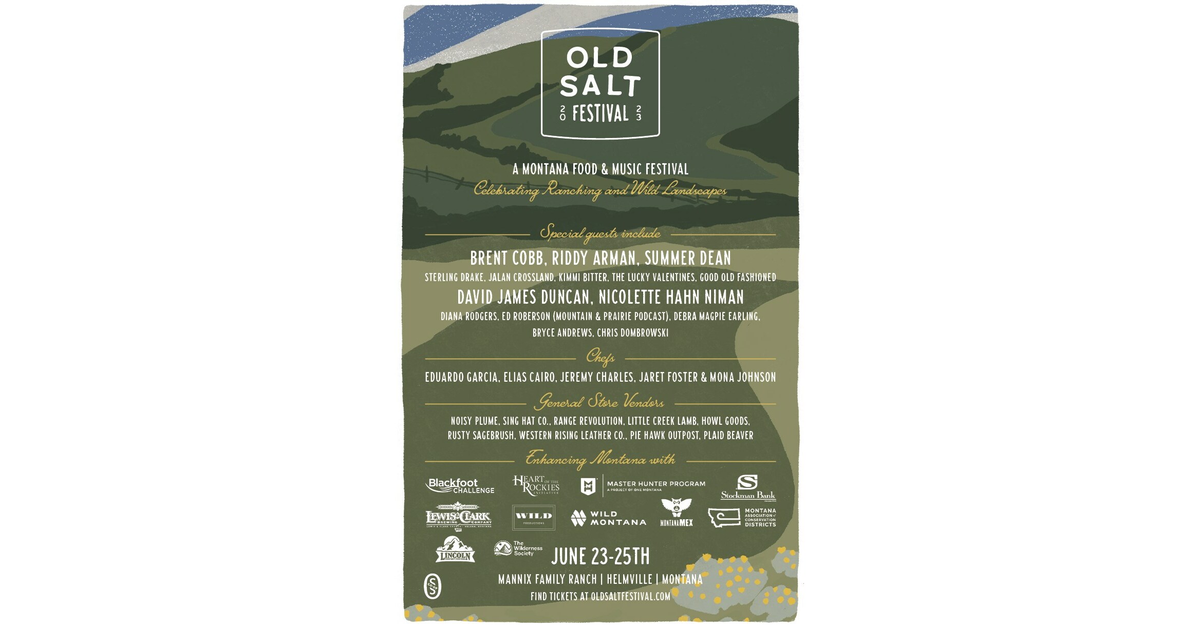 OLD SALT FESTIVAL ANNOUNCES A NEW WOODFIRED FOOD & MUSIC FESTIVAL