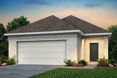 Caption: Hillshire Floor Plan at Creekland Village at Bridgeland | New Homes in Cypress, TX by Century Communities