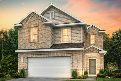 Caption: Stratford Floor Plan at Creekland Village at Bridgeland | New Homes in Cypress, TX by Century Communities