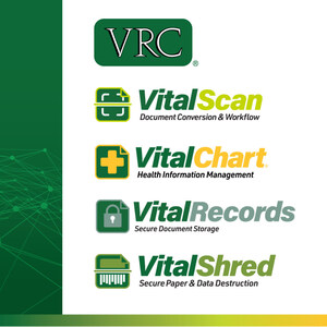 Vital Records Control ("VRC") Refreshes Sub-brand Logos To Represent Information Lifecycle