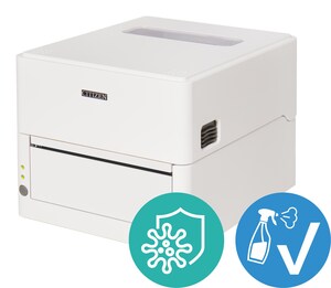 Citizen's NEW CL-H300SV Anti-Microbial and Disinfectant Ready Barcode Label Printer featured at HIMSS 2023